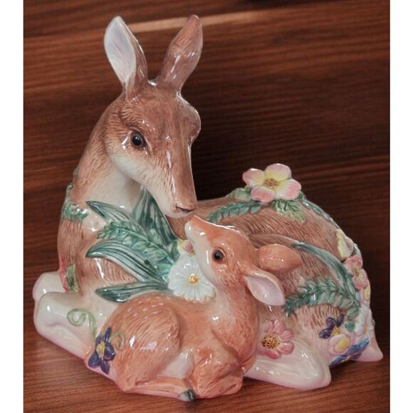 Fitz and Floyd Classics Woodland Spring Collection Animal Box with Lid Vintage - Picture 2 of 11